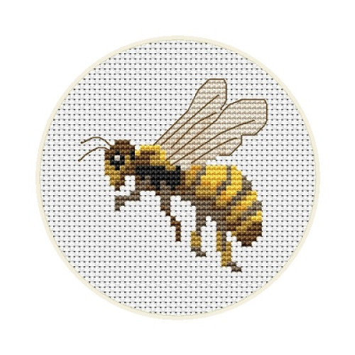 Honey-Bee cross stitch chart by Mamie Designs for Caronie
